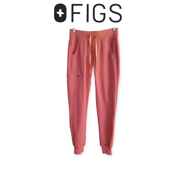 Figs Technical Coral Joggers XS Polyester Rayon Blend - Picture 1 of 14